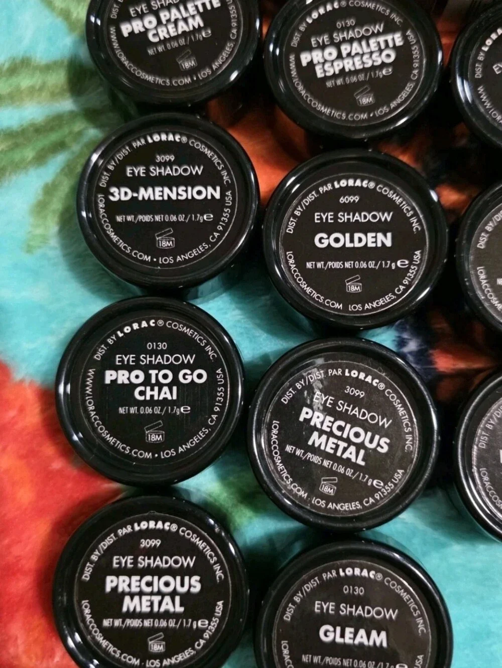LORAC Pro To Go Single Eyeshadow Lot Of 19 & 1 Blush Original Formula